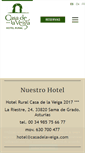 Mobile Screenshot of casadelaveiga.com